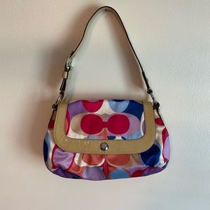 Multicolored Coach purse